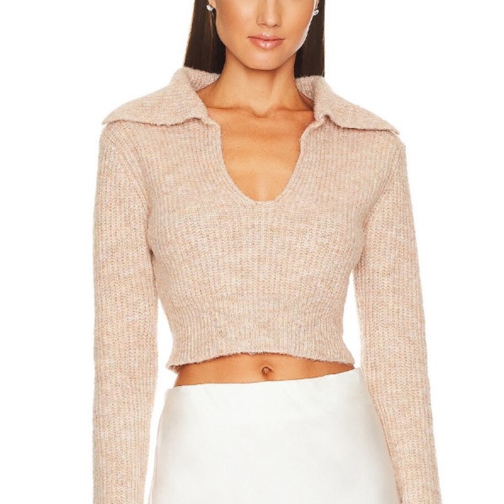 Carly deep V sweater